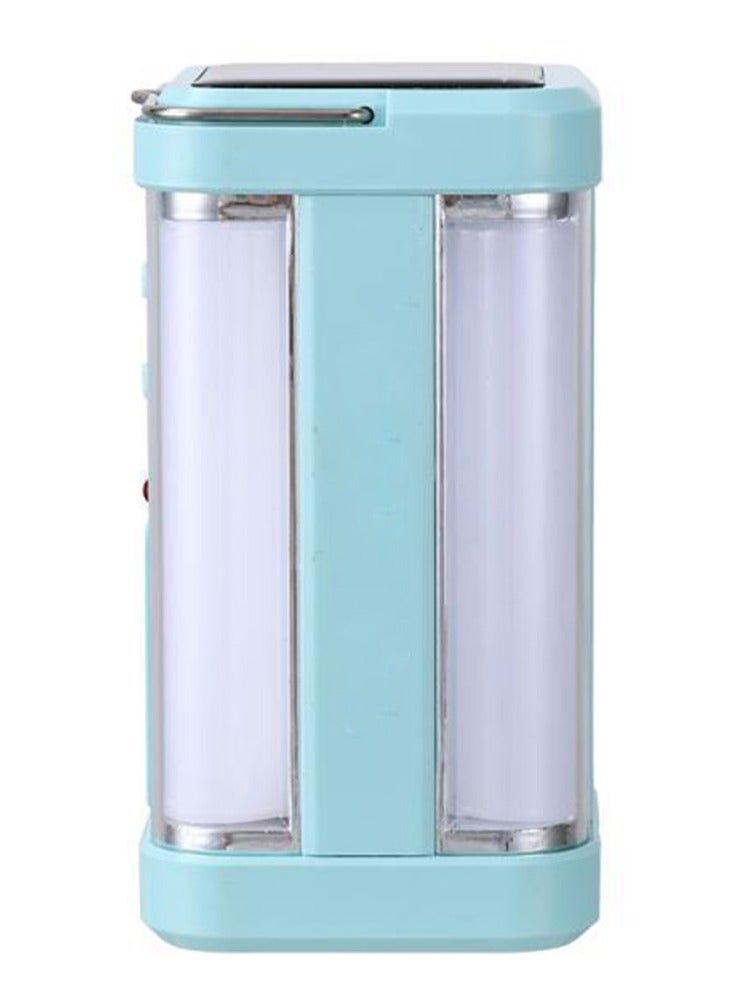 Emergency Light WD-7977S  Solar LED Rechargeable Hand Hold Lamp Battery 1200mAh 2 Step Push Switch Handle 5.5DC/Round Plug Port Round Plug Charging Wire - Image 2