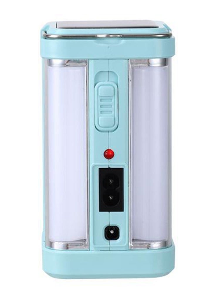 Emergency Light WD-7977S  Solar LED Rechargeable Hand Hold Lamp Battery 1200mAh 2 Step Push Switch Handle 5.5DC/Round Plug Port Round Plug Charging Wire - Image 3