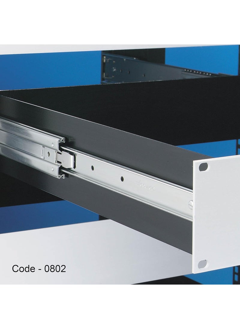 Harrison Harrison Telescopic Ball Bearing Slide 0802 Drawer Channel Stainless Steel 14 inch Soundless Modular Kitchen Drawer Slides Rust Free Load Bearing Capacity 45 kg Furniture Hardware  - Image 5