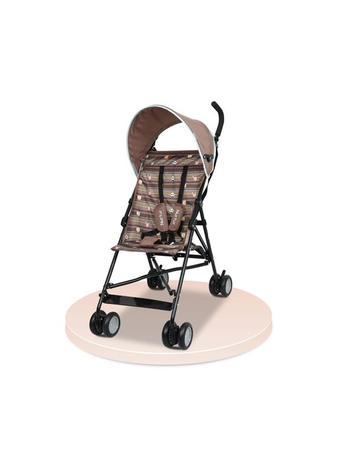 Nurtur Multicolor Lightweight Rex Buggy Stroller With Compact Foldable Canopy, Shoulder Strap For 6-36 Months  - Image 1