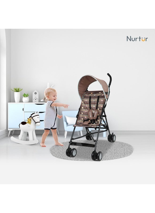Nurtur - Multicolor Lightweight Rex Buggy Stroller With Compact Foldable Canopy, Shoulder Strap For 6-36 Months - Image 1