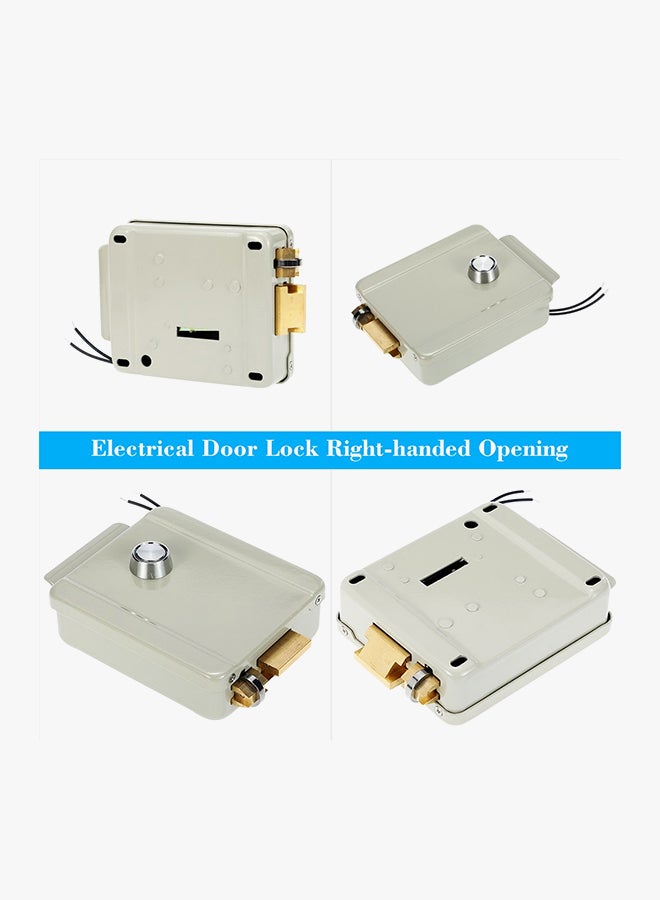 Electrical Door Lock Right-Handed Opening For Doorbell Multicolour 16x10.5x3.5centimeter - Image 3