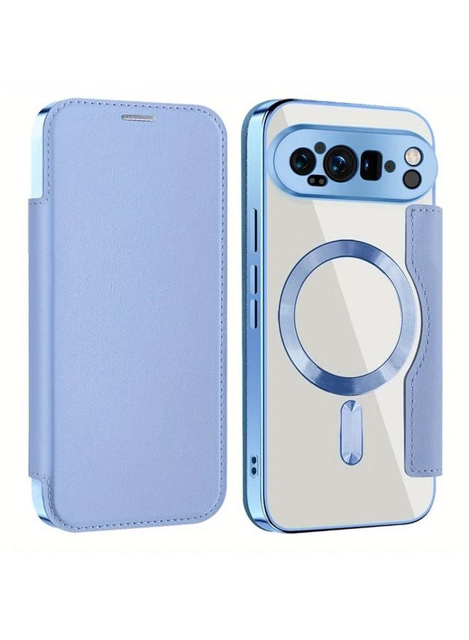 Multicolor 6 Magnetic Leather Flip Cover Case For Google Pixel 9 - Image 1
