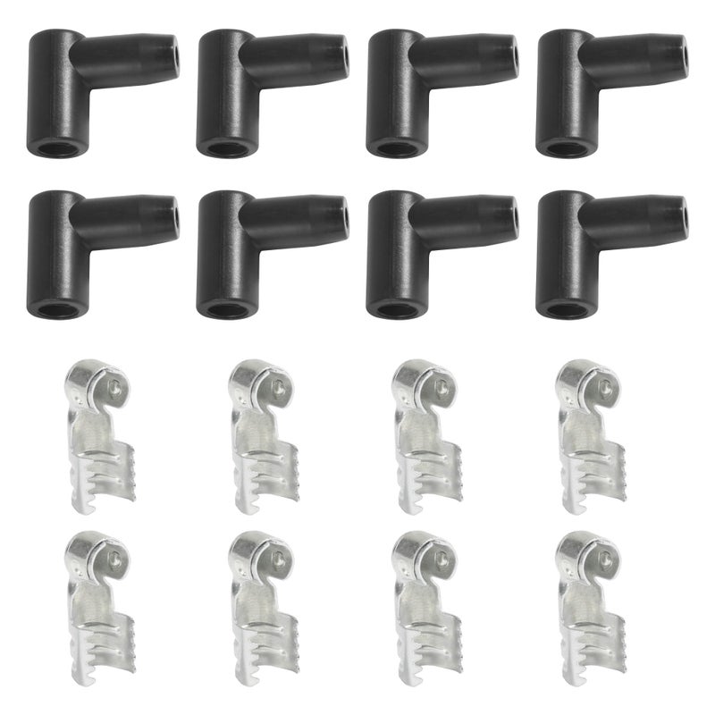 UBOG 8 Pack Spark Plug BootCar Accessories Spark Plug Wire KitSpark Plug Wire Ends and BootsHEI Distributor and Coil Boot Ignition Wire SetFits 610mm Wires for A Wide Range of Applications - Image 3