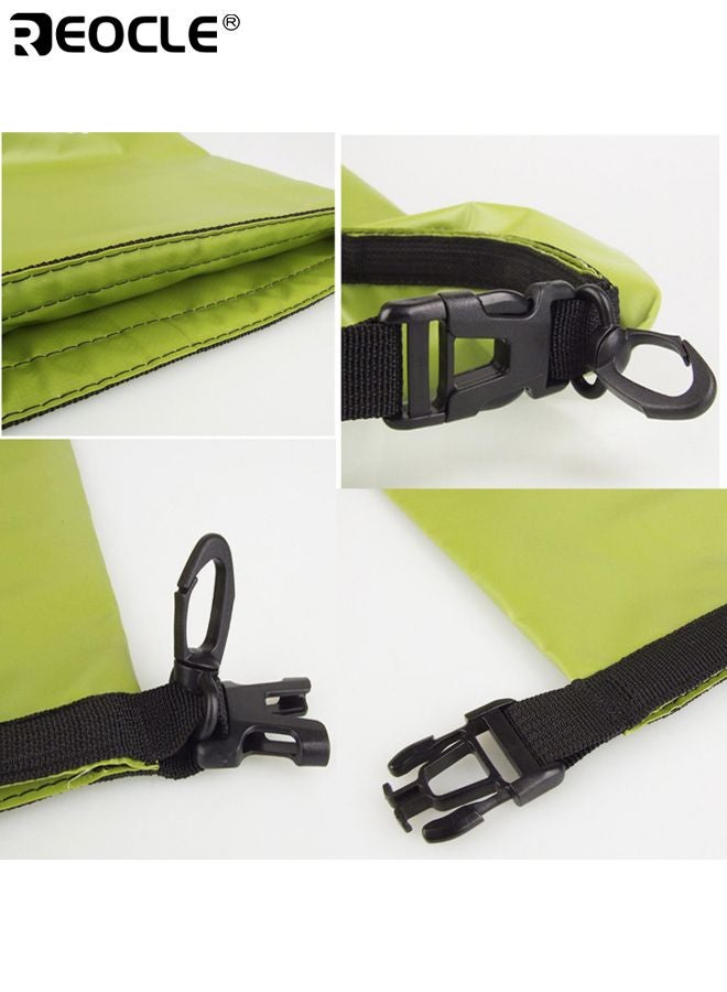 REOCLE 5L Waterproof Bag Wet Dry Separator Large Capacity Zippered Storage Pouch Foldable Bag 250D PVC Mesh Fabric Suitable for Outdoor Activities Like Hiking Rafting Surfing - Image 4