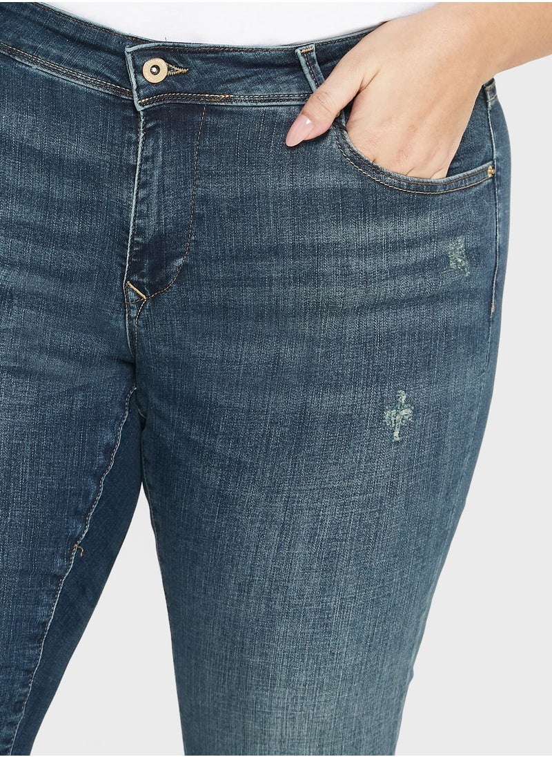Vero Moda Curve - High Waist Skinny Jeans - Image 1