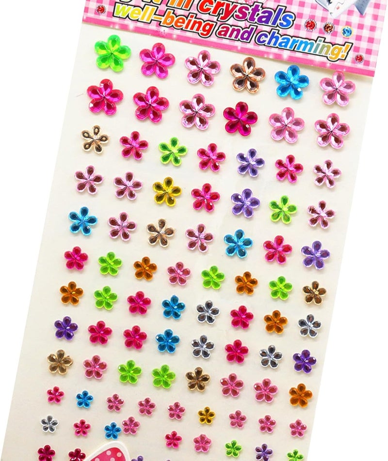 Sticker Jewels Rhinestones for, Selfs Adhesive Stick on Gemstones for Face Scrapbooks Supplies for - Image 1