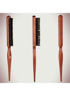 Boar Bristle Teasing Hair Brush | Boar Bristle Hair Brush For Root Teasing | Adds Volume | Hair Growth | Wooden Hair Brush | For Men & Women - pzsku/ZFD924F2739ECA55FA6D3Z/45/_/1735567018/232b6d39-60c4-471b-be87-2cbeab0bae06