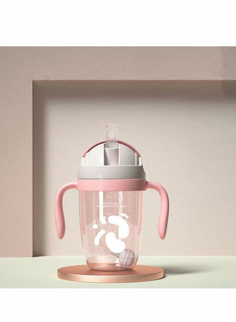 كاست ويف أكواب الشرب للأطفال بعمر 6+ أشهر ، كوب للأطفال بسعة 300 مل مصاصة ثقيلة ومقابض سهلة الإمساك ، زجاجة ماء للأطفال مع غطاء بسيط قابل للطي ، كوب تدريب للشرب المستقل ، كوب للأطفال الصغار خالٍ من الانسكاب 36 - Image 1