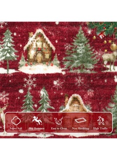 Christmas Door Mat Outdoor Entrance, Red Front Doormats Christmas Porch Rug, 2X3 Outside Layered Mats Washable Bathroom Rug Non Slip, Kitchen Sink Rug Porch/Back Door, Winter Front Door Mat - pzsku/ZFD927B3C1E34FAB3B158Z/45/_/1735214721/90ef91b4-ee26-4547-99cf-52060149edc0