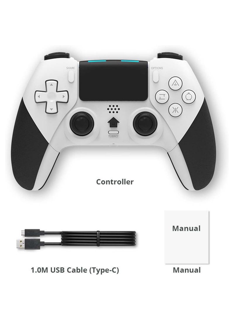 GUDOO - Wireless Pro Controller Compatible with PS4 /PS4 Pro/PS4 Slim Console, Gaming Remote with Built-in 800mAh Rechargeable Battery, Precise Joystick, Audio, Turbo, Advanced Buttons Programming - Image 1