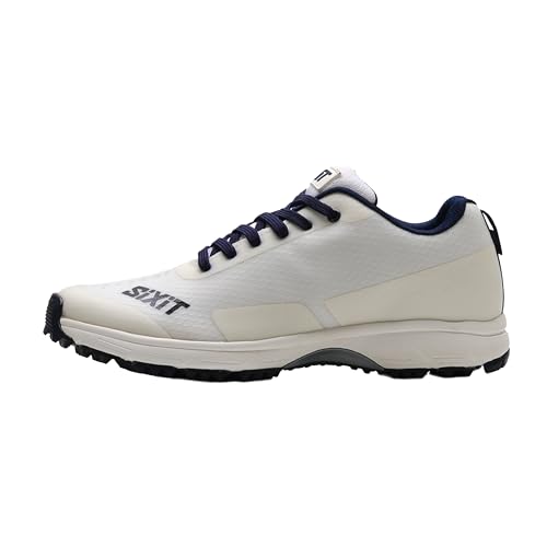 Sixit SeamTech Men’s Cricket Shoes - White/Navy - 6 - Image 1