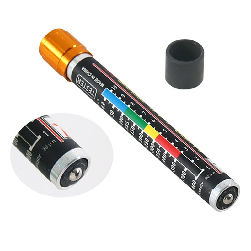 Paint Thickness Tester Aluminum Plastic Magnet Compact Car Body Coating Detector - Image 4