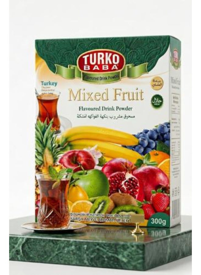 TURKO BABA Mixed Fruit Flavoured Drink Powder 300 grams - Image 1