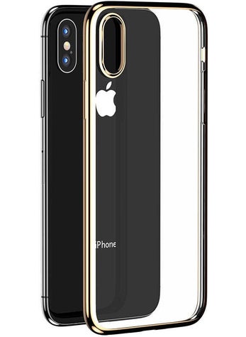 Benks Apple iPhone Xs Max 6.5 Corners Glossy Color Magic Glitz Transparent Cover  - Image 2