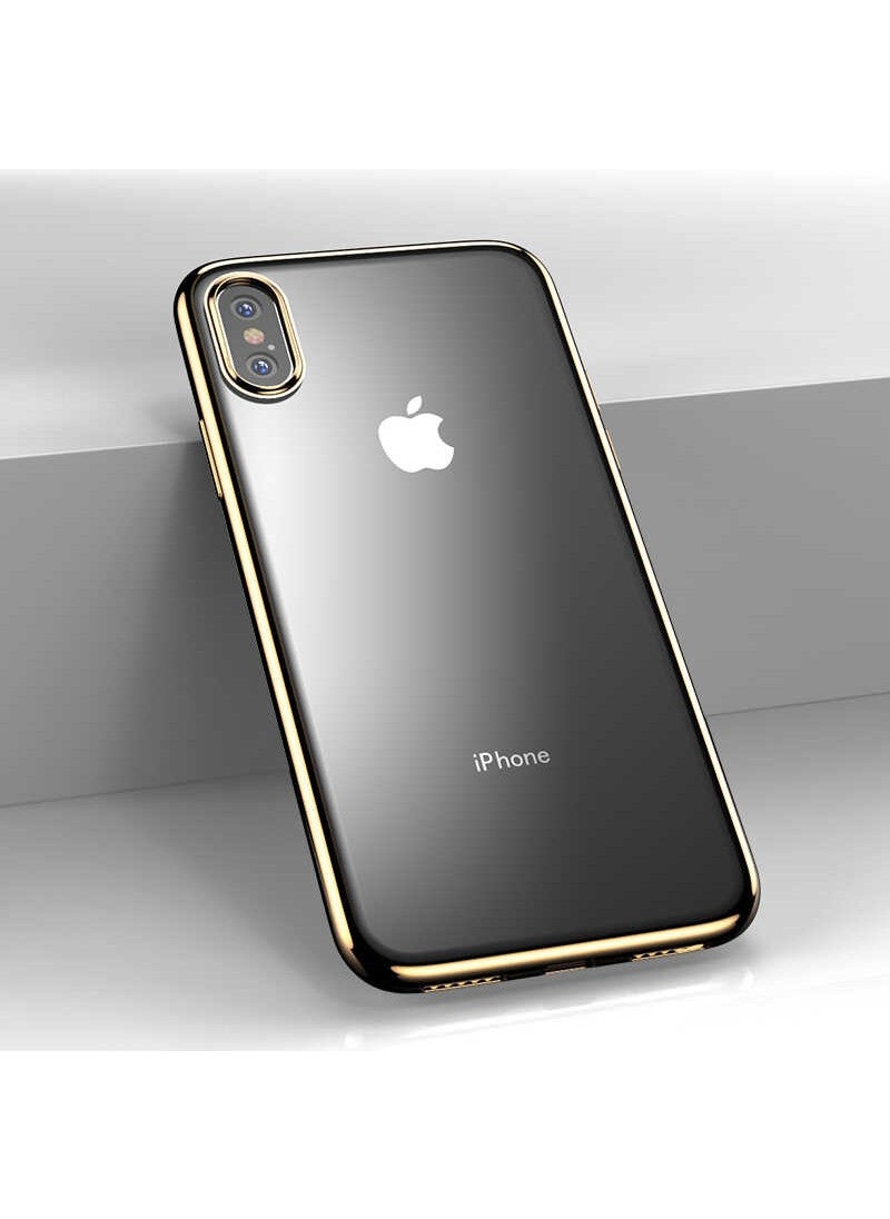 Benks - Apple iPhone Xs Max 6.5 Corners Glossy Color Magic Glitz Transparent Cover - Image 1