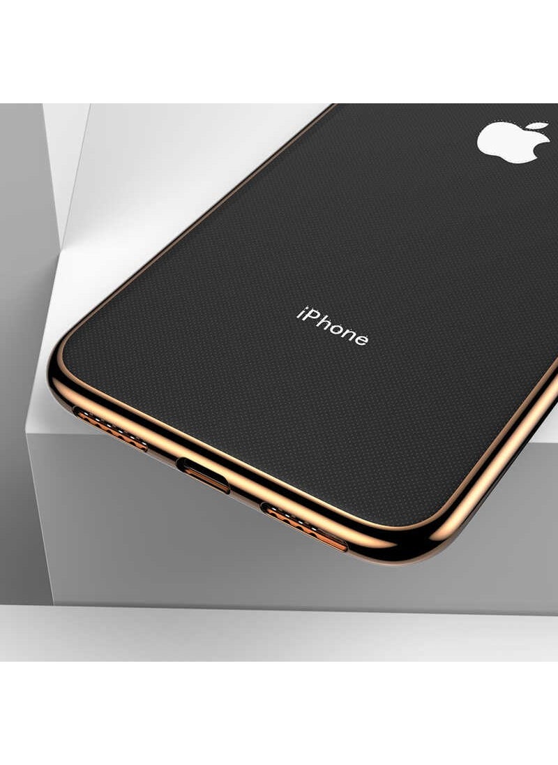 Benks - Apple iPhone Xs Max 6.5 Corners Glossy Color Magic Glitz Transparent Cover - Image 1