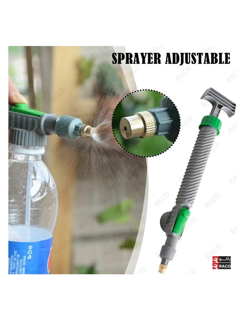RACO Handheld Sprayer-High Pressure Air Pump Manual Sprayer with Adjustable Nozzle - Garden Pump Sprayer - Hand Pump Sprayer Pressure Sprayer Top for Home Lawn Garden Watering Lawn and Garden Sprayer - Image 2