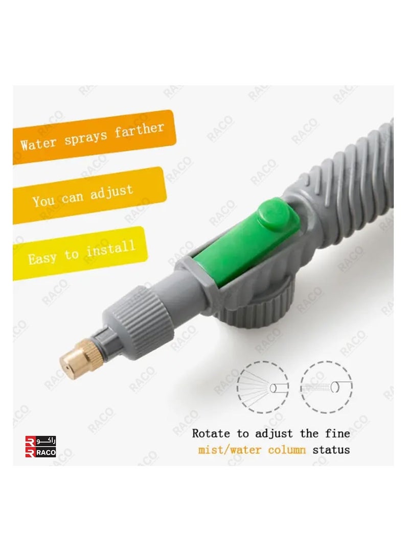 RACO Handheld Sprayer-High Pressure Air Pump Manual Sprayer with Adjustable Nozzle - Garden Pump Sprayer - Hand Pump Sprayer Pressure Sprayer Top for Home Lawn Garden Watering Lawn and Garden Sprayer - Image 5