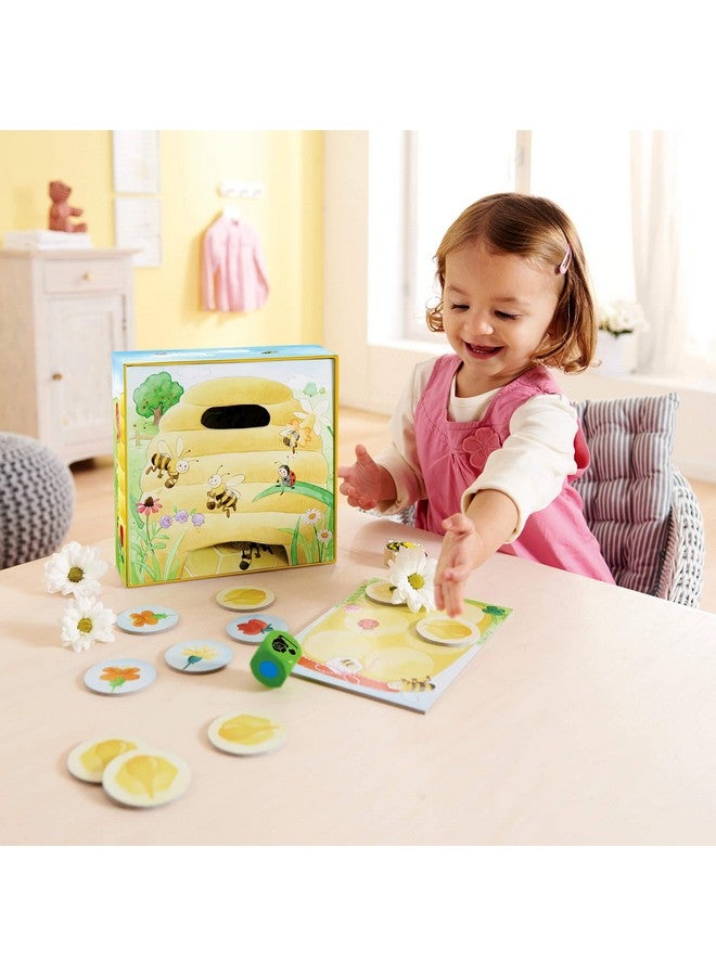 HABA My Very First Games Hanna Honeybee - 2 Cooperative Color Die Games Ages 2+ (Made in Germany)