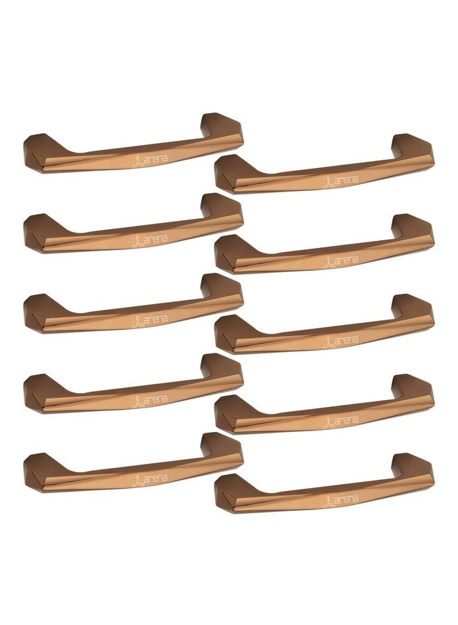 أرينا مقبض خزانة أرينا الزنكي (10 قطع) مقاس 8 بوصات، مقبض سحب خزانة باللون الذهبي الوردي لجميع أنواع خزائن المطبخ والأبواب والأثاث الخشبي ومقبض الأدراج ومقابض سحب الخزانة - Image 1