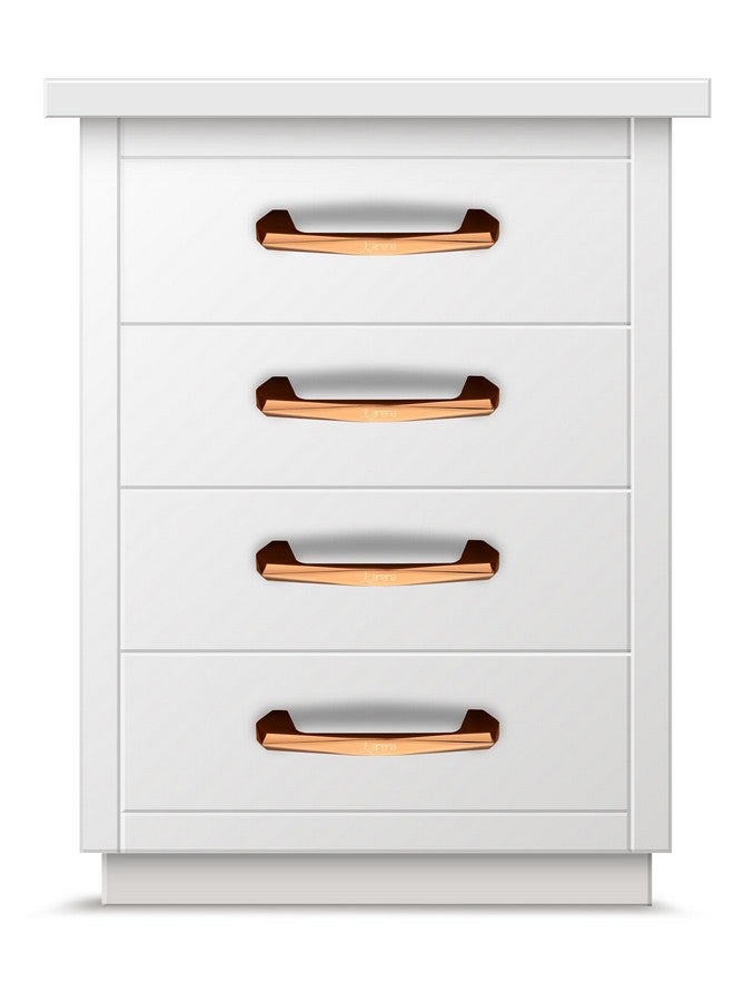 أرينا مقبض خزانة أرينا الزنكي (10 قطع) مقاس 8 بوصات، مقبض سحب خزانة باللون الذهبي الوردي لجميع أنواع خزائن المطبخ والأبواب والأثاث الخشبي ومقبض الأدراج ومقابض سحب الخزانة - Image 5