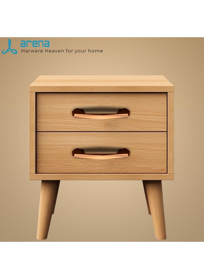 أرينا مقبض خزانة أرينا الزنكي (10 قطع) مقاس 8 بوصات، مقبض سحب خزانة باللون الذهبي الوردي لجميع أنواع خزائن المطبخ والأبواب والأثاث الخشبي ومقبض الأدراج ومقابض سحب الخزانة - Image 4