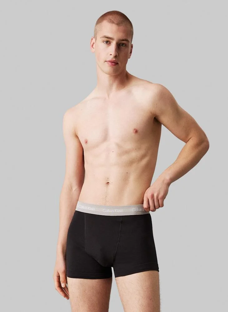 كالفن كلاين 3 Pack Logo Trunks