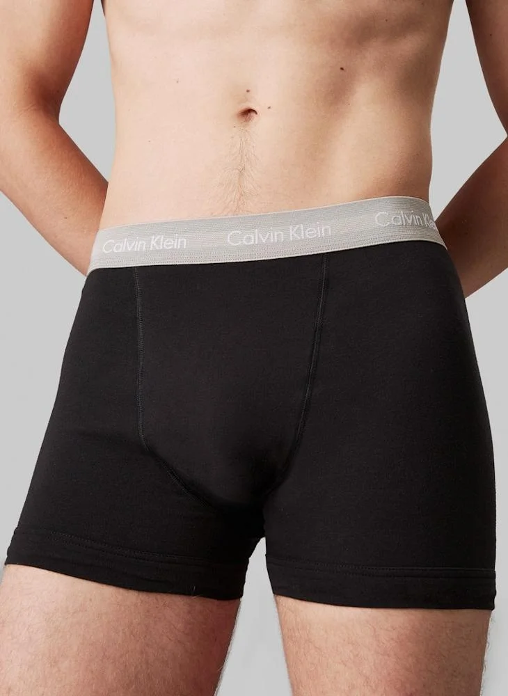 كالفن كلاين 3 Pack Logo Trunks