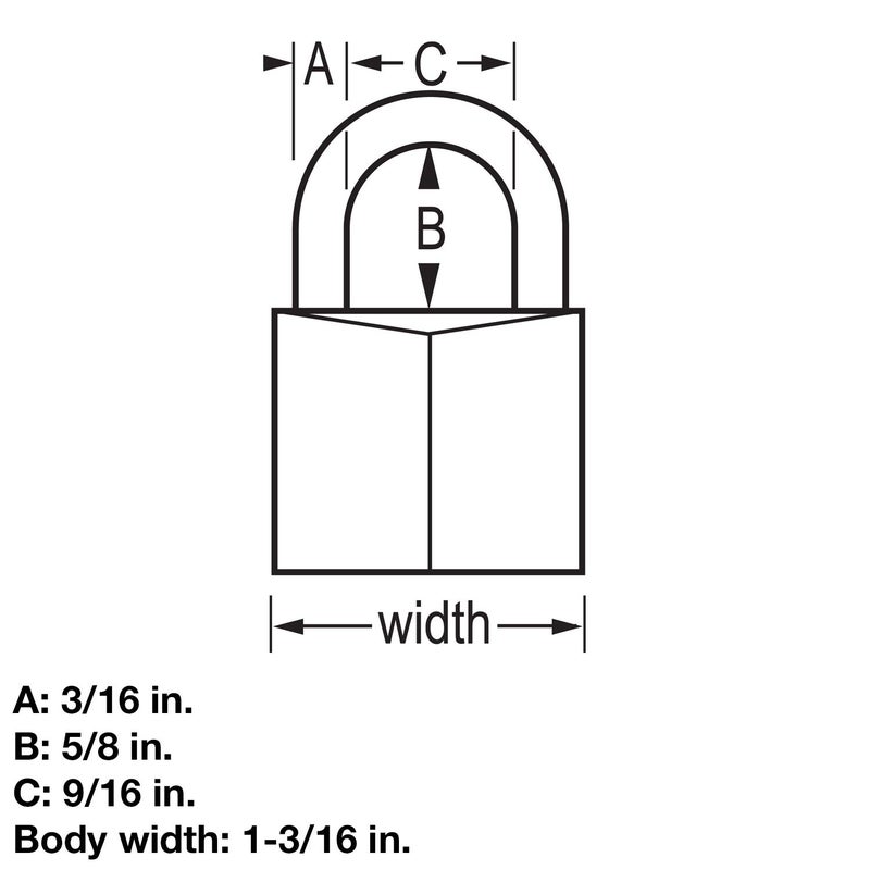 Master Lock Black Outdoor Key Lock, Standard Weather Resistant Padlock with Cover, Keyed Alike Padlocks for Lockers, Fences, Sheds, or Other Equipment, 4 Pack, 131Q - Image 5