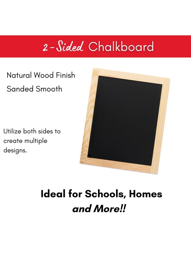 Double Sided Framed Chalkboard  8.5 X10.5   1 Pack
