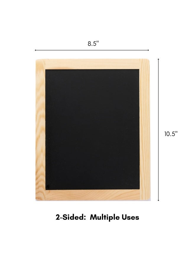 Double Sided Framed Chalkboard  8.5 X10.5   1 Pack