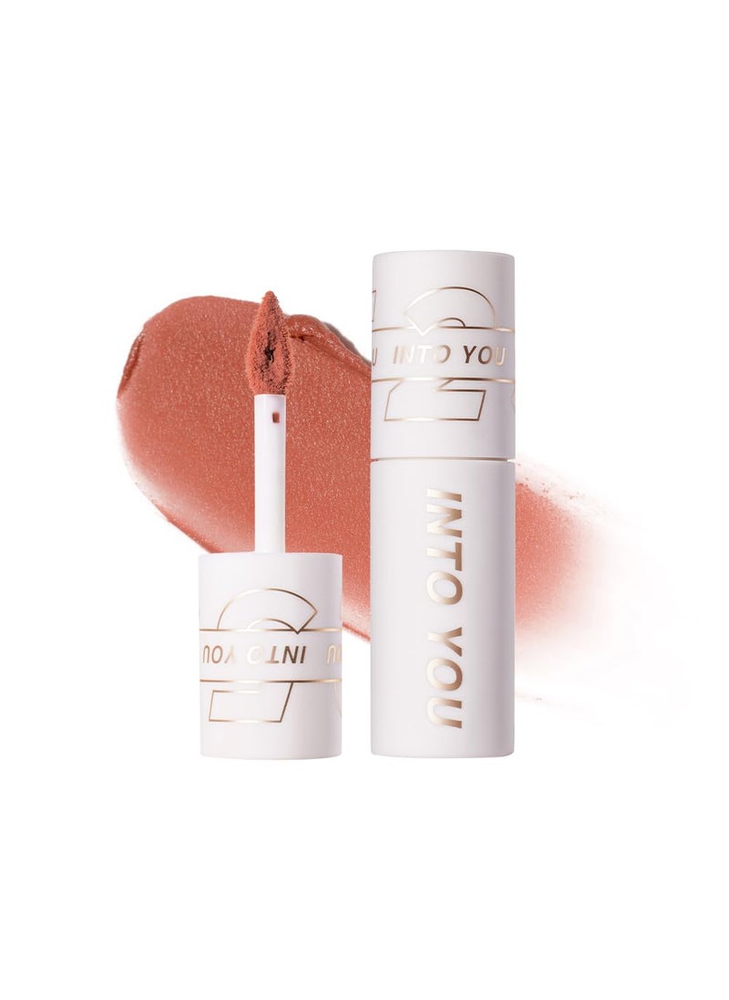 INTO YOU - INTO YOU Matte Lipstick, Super Stay Lipstick for Women, Waterproof, Long Lasting Lipstick, High Impact Lipcolor with Lightweight Lip Mud Texture, Dual-use for Lips and Cheek (EM525) - Image 1