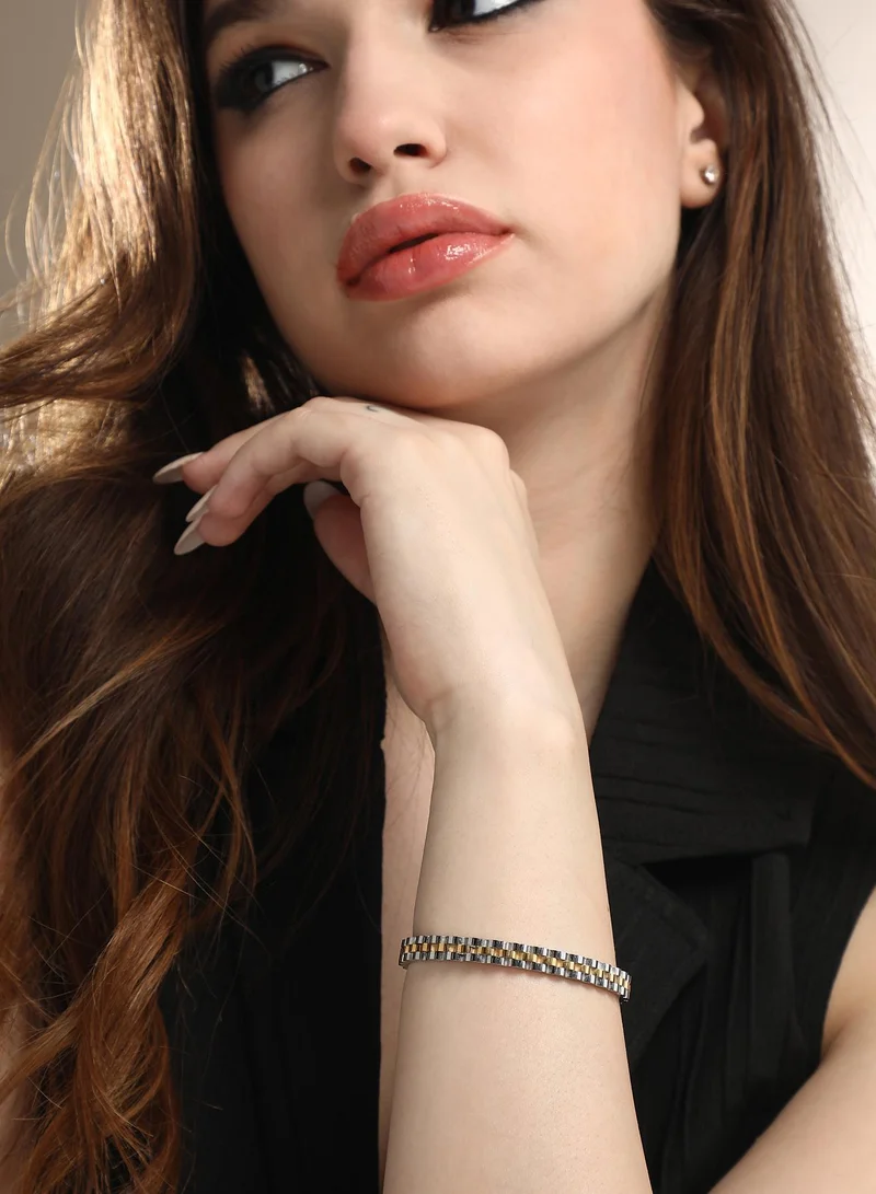SOHI H-Link Bangle Artificial Bracelet Jewellery