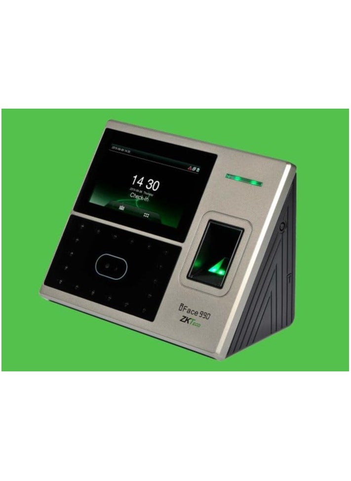 ZKTeco ZKTeco iFace990 ID Face & Fingerprint Biometric Attendance Machine with Battery | 4.3" Touchscreen | WiFi, USB, TCP/IP | 3000 Faces | iFace 990 ID  - Image 3