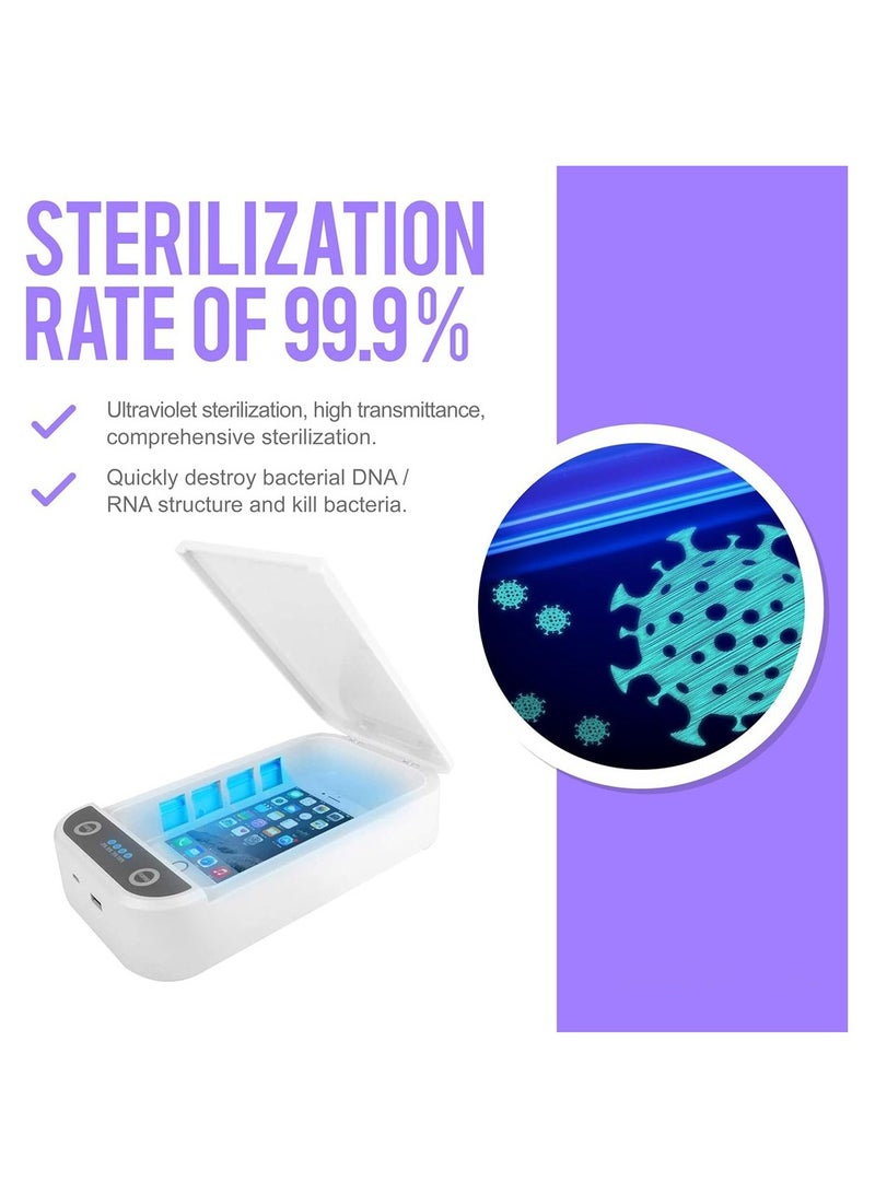 UV Light Sanitizer - Cell Phone Sanitizer Sterilizer Cleaner Box For Smartphone IPhone - Image 2