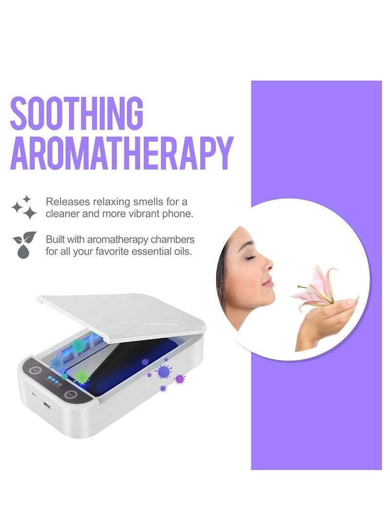 UV Light Sanitizer - Cell Phone Sanitizer Sterilizer Cleaner Box For Smartphone IPhone - Image 5