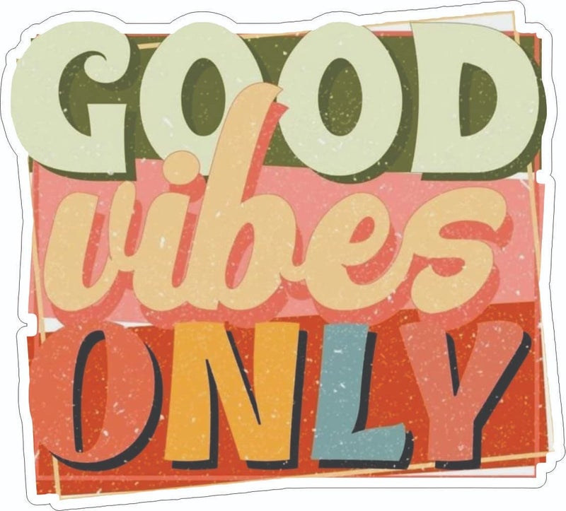 Skywalk Collectible Good Vibes Only Fridge Magnet,Perfect for Gifting and Decoration M-548 - Image 2