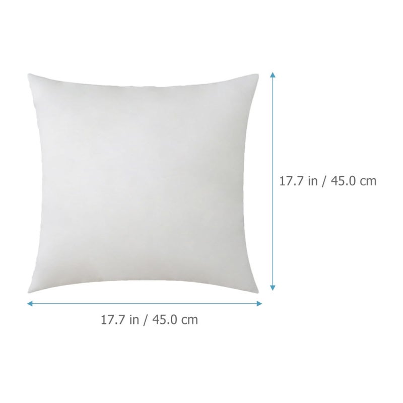 High Resilience Throw Pillow Fillers 45x45cm 2 Pack for Sofa Bed Living Room Car Lumbar Support - Image 3