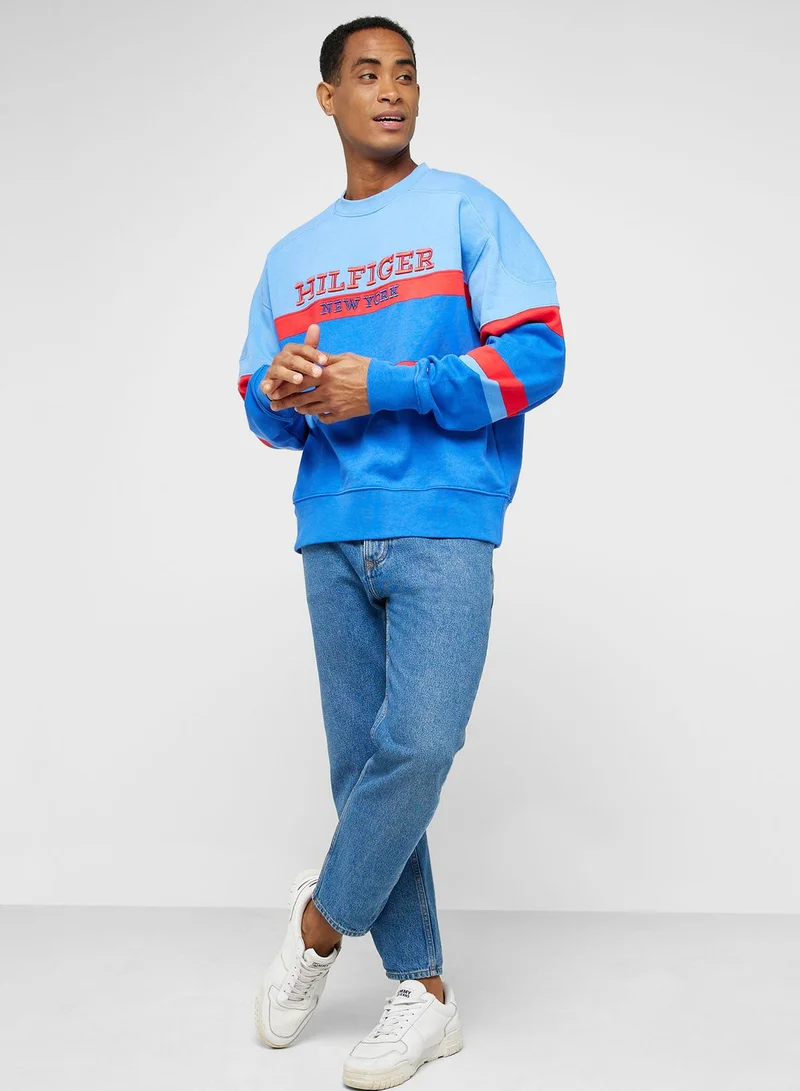 TOMMY HILFIGER Color Block Sweatshirt