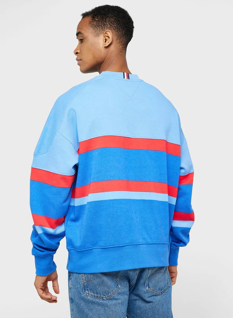 TOMMY HILFIGER Color Block Sweatshirt