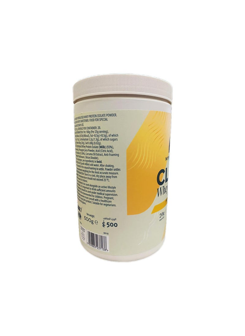 Myprotein My Protein Clear Whey Protein Pineapple Flavour 20 Servings 500 GM  - Image 2
