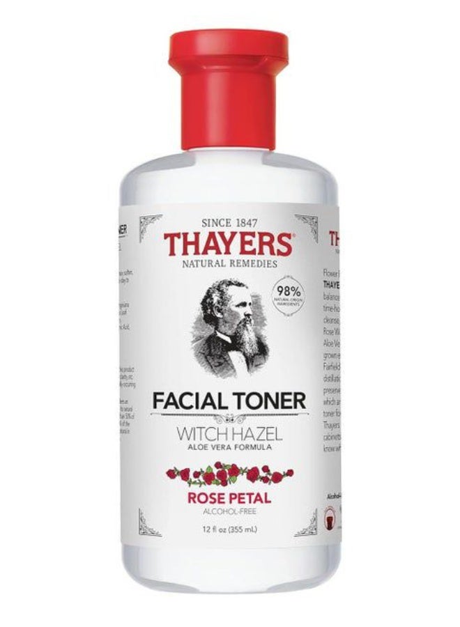 Thayers Alcohol-Free Witch Hazel Toner with Aloe Vera Formula Rose Petal 355ml | Gentle Hydrating Facial Toner for Pores, Oil Control & Balanced Skin | Alcohol-Free Natural Skincare for All Skin Types - Image 1