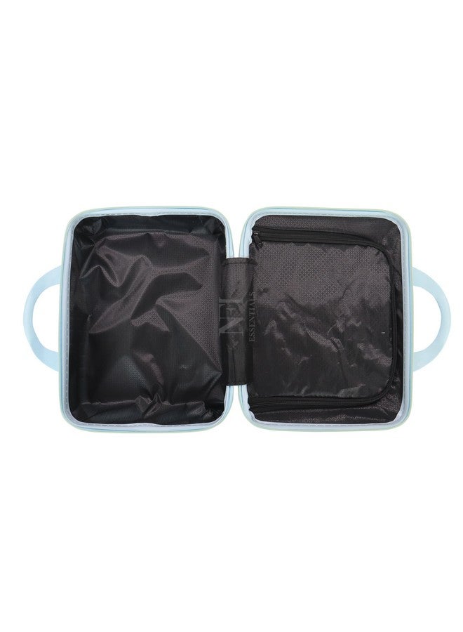 NFI essentials Hard Shell Vanity Cases for Women Travel Portable Carrying Cosmetic Case Suitcase Organizer Makeup Storage Box for Girls Toiletries Bag (Blue) - Image 3
