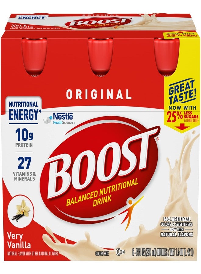 Boost Original Nutritional Energy Balanced Nutritional Drink (6 Count (Pack of 2), Vanilla) - Image 2