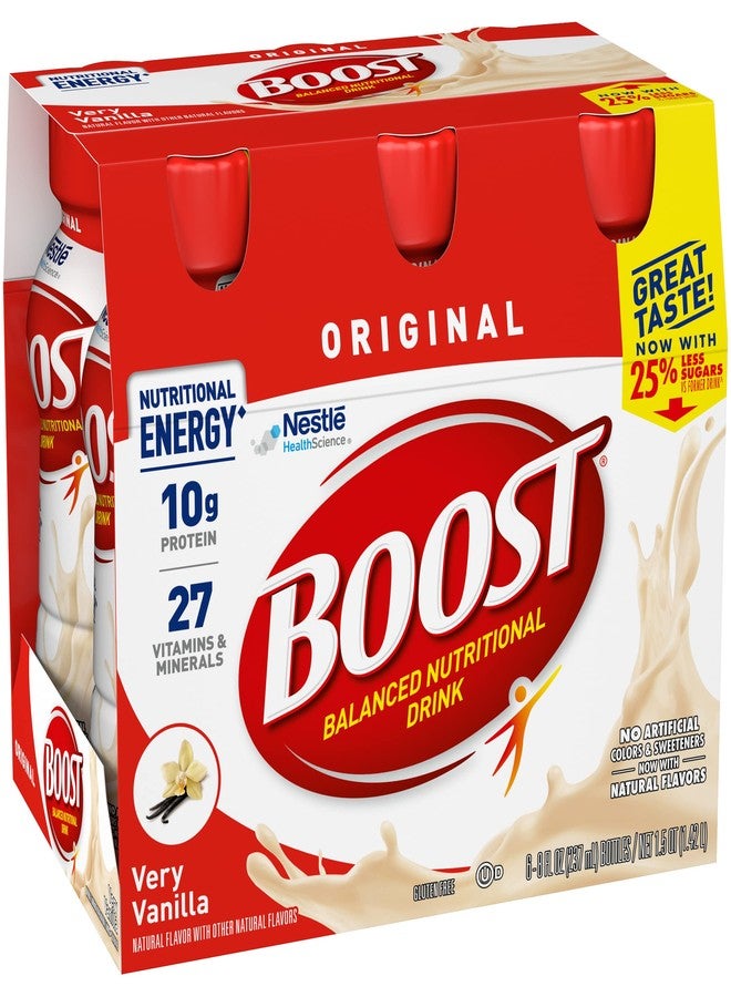 Boost Original Nutritional Energy Balanced Nutritional Drink (6 Count (Pack of 2), Vanilla) - Image 3