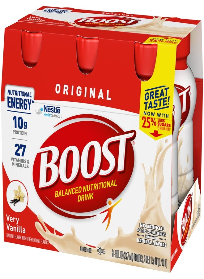 Boost Original Nutritional Energy Balanced Nutritional Drink (6 Count (Pack of 2), Vanilla) - Image 4