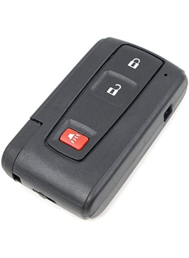 Keyecu Replacement Shell Keyless Smart Remote Key Case Fob 2+1 Button for 2004-2009 Prius With Insert Key - Image 2