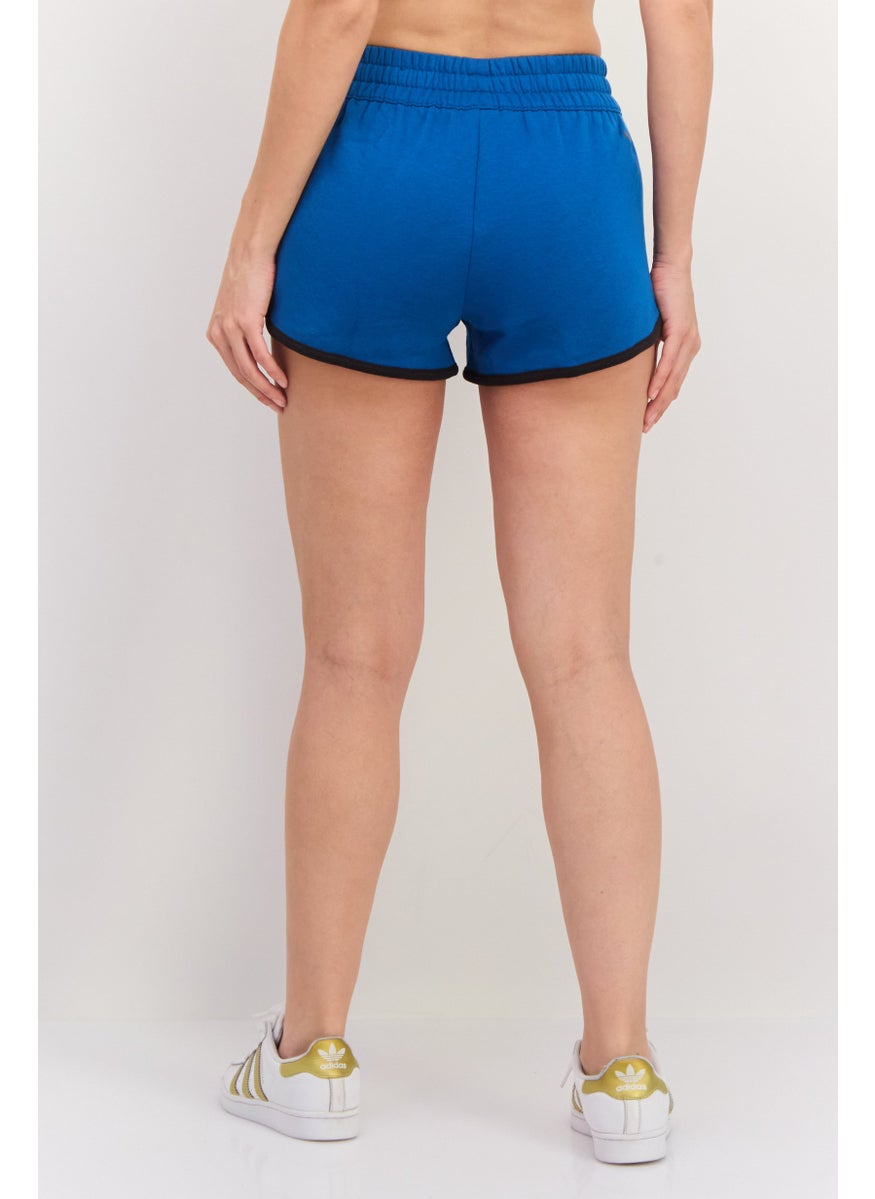 PUMA Women Regular Fit Running Shorts, Teal Blue  - Image 2