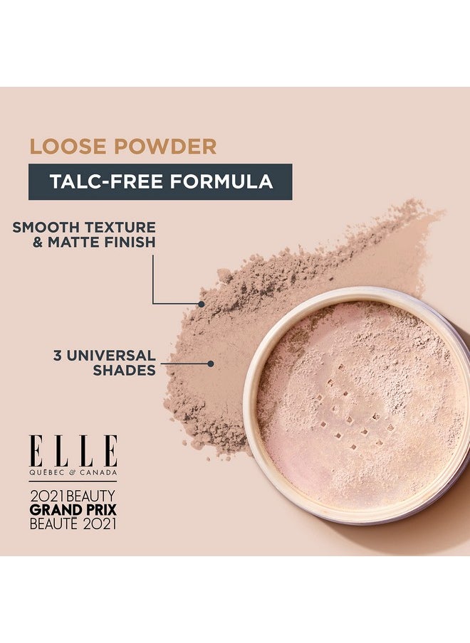 Marcelle - Loose Setting Face Powder Translucent Talc Free Mattifying Natural & Smooth Finish Flawless Complexion Long Lasting Hypoallergenic Fragrance Free Cruelty Free 1.94 Oz. - Image 1